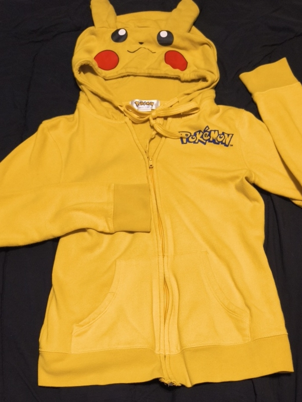 Pikachu Yellow Pokémon Zip Hoodie